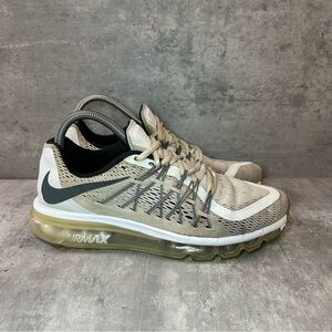 Nike Air Max 2015 698903-101 Sneakers Womens sz 9 - white/black